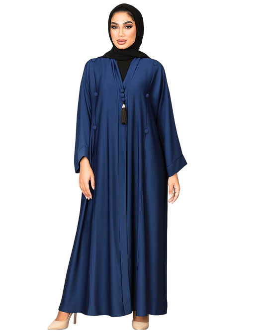 Blue-Soft luxe Abaya