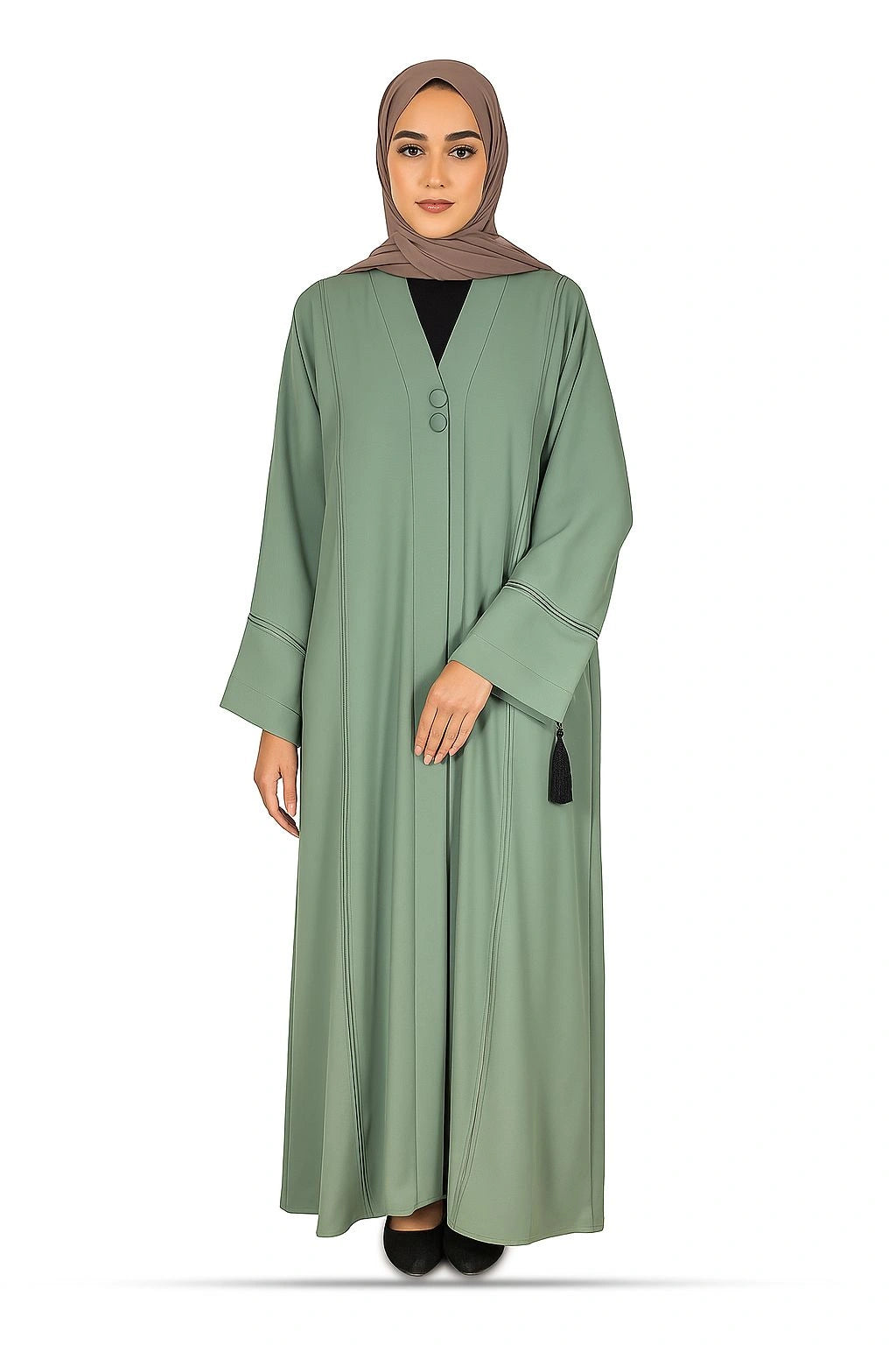 Zoom Plated Abayia-Pastel Green